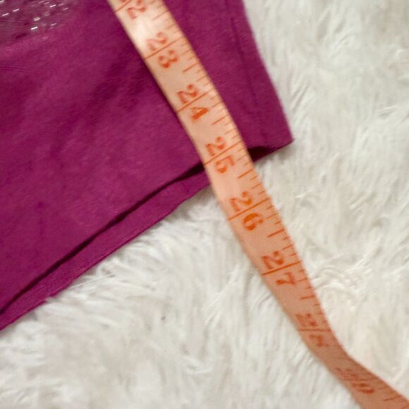 Women Anthropologie Maeve Violetta Tinsel Keyhole Sweater Pink Sparkle Sz Large - Picture 6 of 10